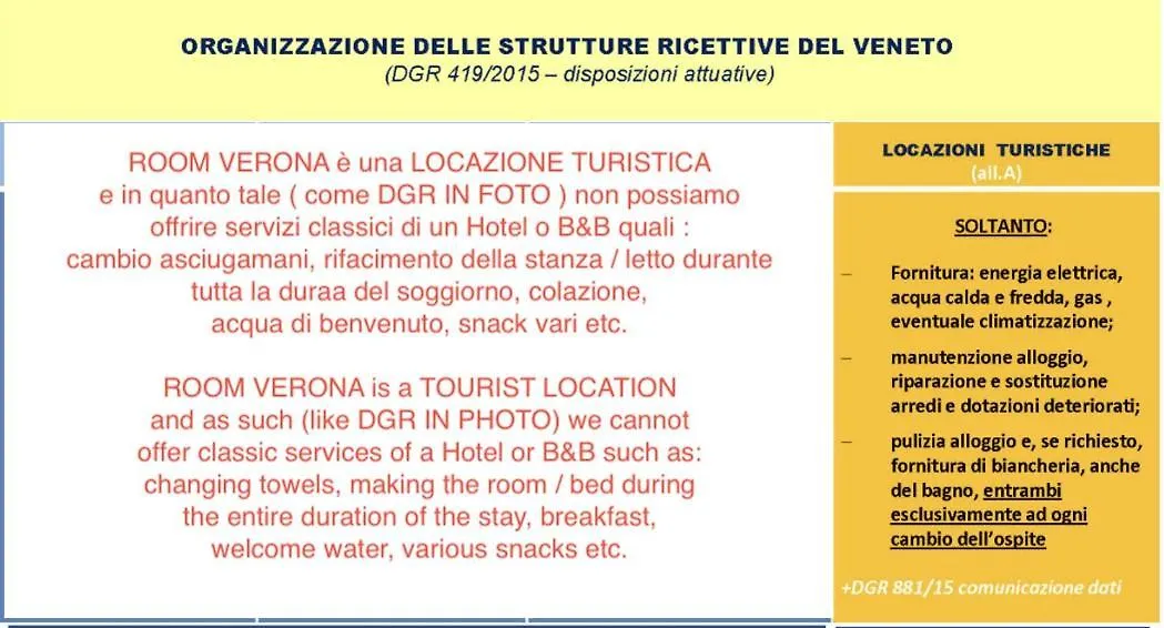Room Verona Ai Duchi Guest house